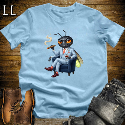 Cigar Lounge Firefly T-Shirt Light Blue | Animal Cigar Gift