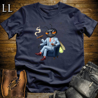 Cigar Lounge Firefly T-Shirt Navy | Animal Cigar Gift