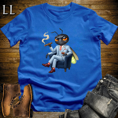 Cigar Lounge Firefly T-Shirt Royal Blue | Animal Cigar Gift