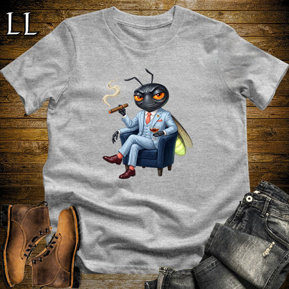 Cigar Lounge Firefly T-Shirt Sport Grey | Animal Cigar Gift