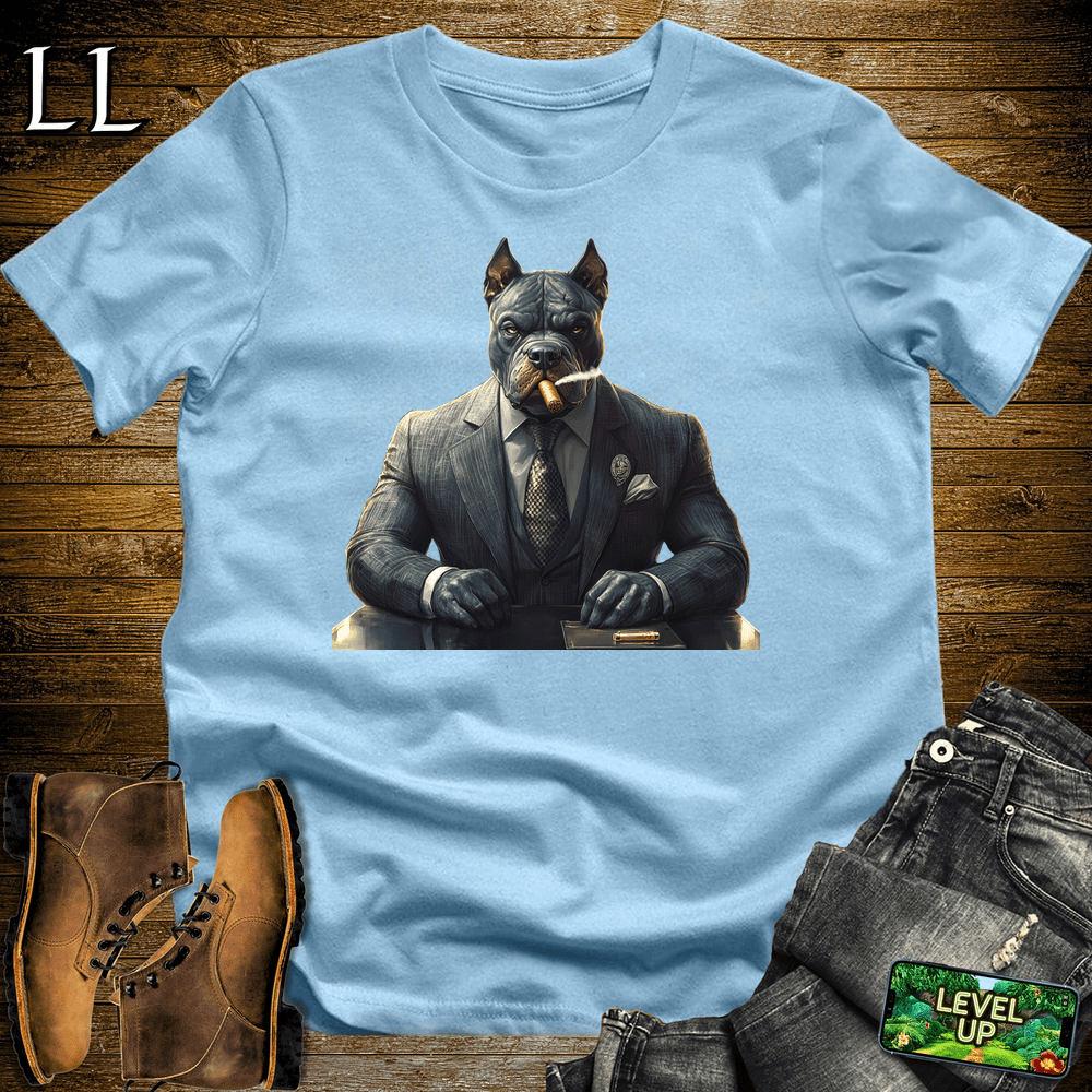 Cigar Pitbull - Light Blue - LegacyLayers