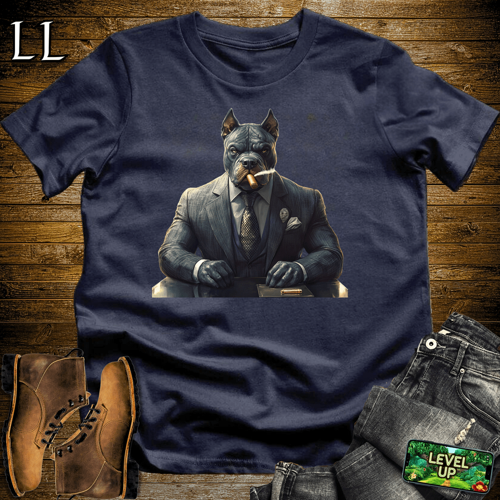 Cigar Pitbull - Navy - LegacyLayers