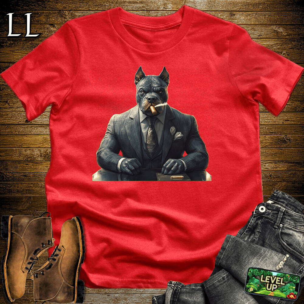 Cigar Pitbull - Red - LegacyLayers