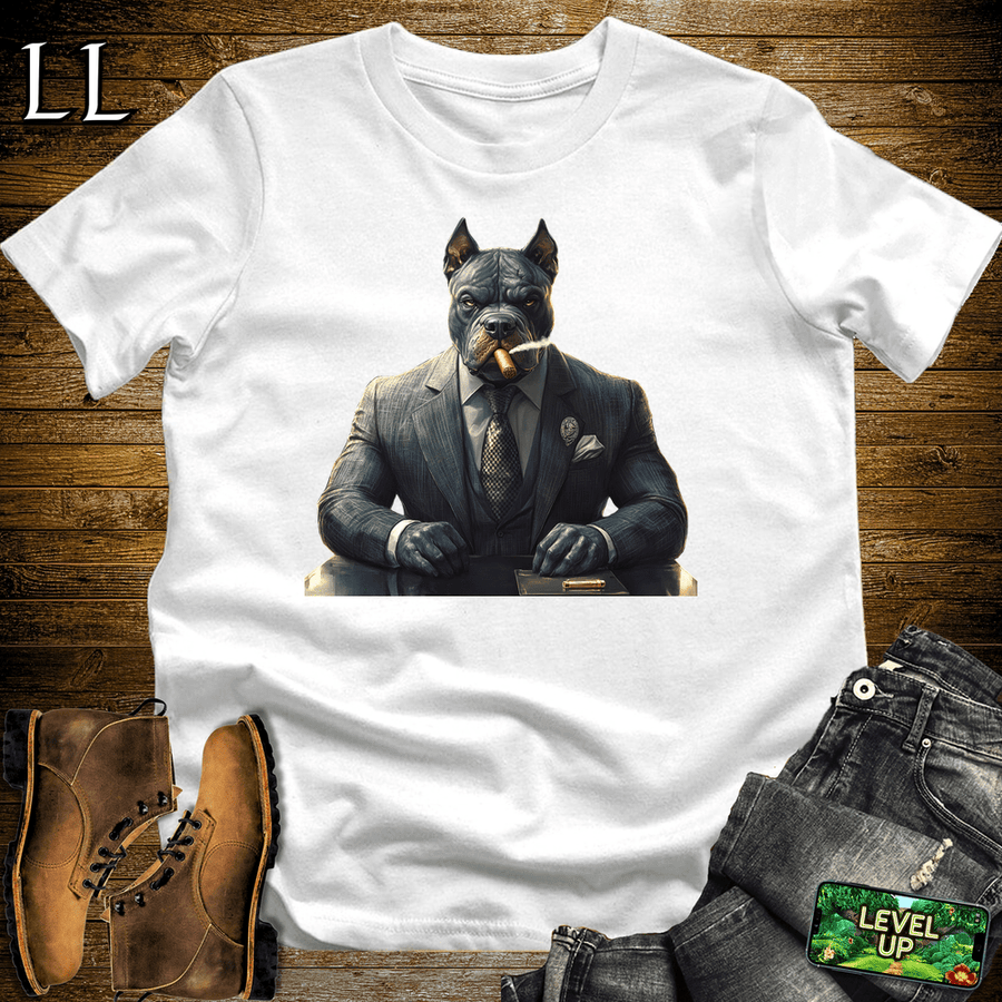 Cigar Pitbull - White - LegacyLayers