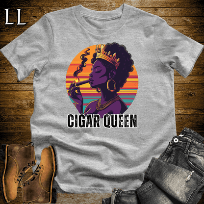 Cigar Queen Softstyle T-Shirt Sport Grey | Cigar Lover Gift For Her