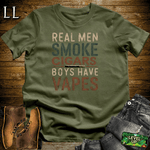 Cigar Real Men Smoke Cigars - Military Green - LegacyLayers