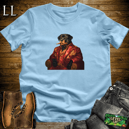Cigar Rottweiler Light Blue | Rottweiler Lover Gift Tee
