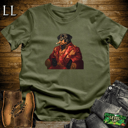 Cigar Rottweiler Military Green | Rottweiler Lover Gift Tee