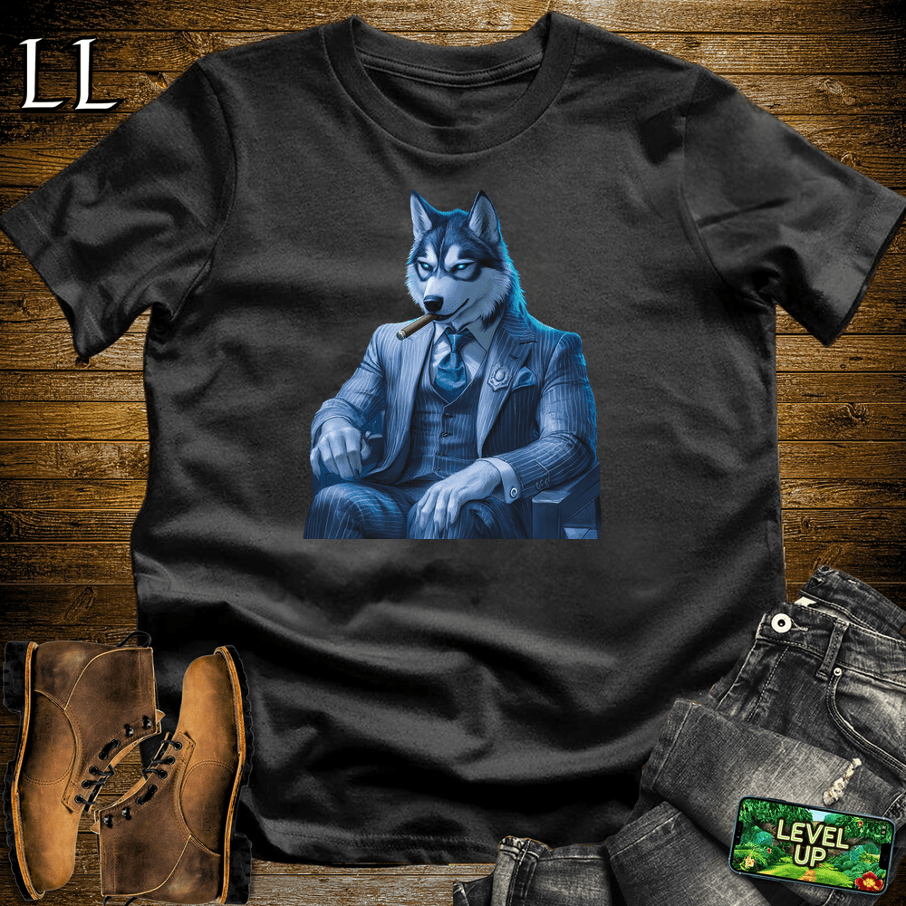 Cigar Siberian Husky Black | Husky Lover Gift Tee
