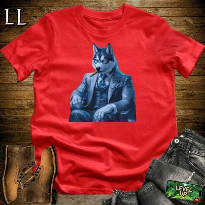 Cigar Siberian Husky Red | Husky Lover Gift Tee