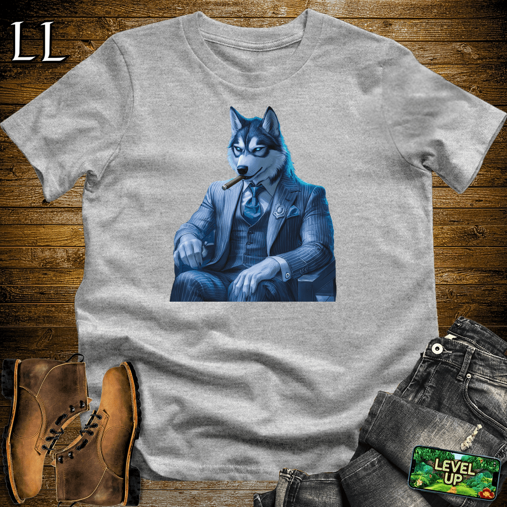 Cigar Siberian Husky Sport Grey | Husky Lover Gift Tee