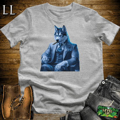 Cigar Siberian Husky Sport Grey | Husky Lover Gift Tee