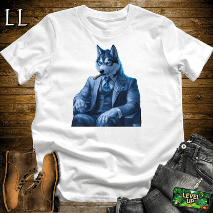 Cigar Siberian Husky White | Husky Lover Gift Tee
