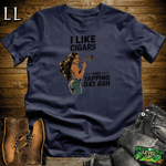 Cigar Tap Dat Ash Navy | Funny Cigar Lover Tee