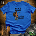 Cigar Tap Dat Ash Royal Blue | Funny Cigar Lover Tee