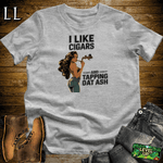Cigar Tap Dat Ash Sport Grey | Funny Cigar Lover Tee