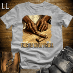 Cigar This Is How I Roll Softstyle T-Shirt Sport Grey | Funny Cigar Tee