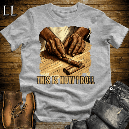 Cigar This Is How I Roll Softstyle T-Shirt Sport Grey | Funny Cigar Tee