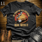 Cigar Vegetarian Softstyle T-Shirt Black | Funny Cigar Tee