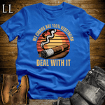 Cigar Vegetarian Softstyle T-Shirt Royal Blue | Funny Cigar Tee