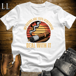 Cigar Vegetarian Softstyle T-Shirt White | Funny Cigar Tee