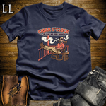 Cigar O Clock 2 T-Shirt Navy | Funny Cigar Gift Shirt