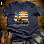 Cigars Whiskey Freedom Shirt Navy | Cigar Lover Tee