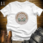 Cigars and Back Decks T-Shirt White | Backyard Cigar Shirt