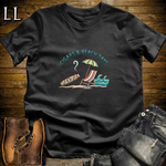 Cigars and Beach Days T-Shirt Black | Beach Cigar Gift Tee