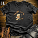 Cigars and Beer T-Shirt Black | Cigar Beer Pairing Tee