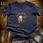 Cigars and Beer T-Shirt Navy | Cigar Beer Pairing Tee