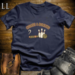 Cigars and Bowling T-Shirt Navy | Cigar and Bowling League Tee