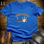 Cigars and Bowling T-Shirt Royal Blue | Cigar and Bowling League Tee