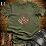 Cigars and Brisket T-Shirt Military Green | BBQ Cigar Pairing Gift Tee