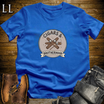 Cigars and Brotherhood T-Shirt Royal Blue | Cigar Brotherhood Gift Tee