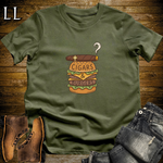Cigars and Burgers T-Shirt Military Green | Cigar Pairing Shirt
