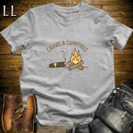 Cigars and Campfires T-Shirt Sport Grey | Cigar Lover Gift