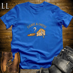 Cigars and Cheese T-Shirt Royal Blue | Cigar Pairing Gift Shirt