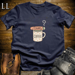 Cigars and Coffee T-Shirt Navy | Cigar Coffee Pairing Tee