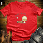 Cigars and Cognac T-Shirt Red | Cigar Pairing Gift Tee