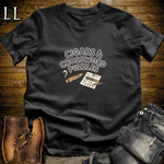 Cigars and Crossword Puzzles T-Shirt Black | Cigar Crossword Gift Tee
