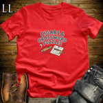 Cigars and Crossword Puzzles T-Shirt Red | Cigar Crossword Gift Tee
