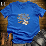 Cigars and Crossword Puzzles T-Shirt Royal Blue | Cigar Crossword Gift Tee