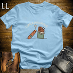 Cigars and Dark Chocolate T-Shirt Light Blue | Cigar Pairing Gift Tee