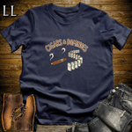 Cigars and Dominoes T-Shirt Navy | Cigar Lounge Gift Tee