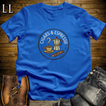Cigars and Espresso T-Shirt Royal Blue | Cigar Coffee Lover Gift Tee