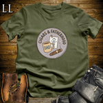 Cigars and Fatherhood T-Shirt Military Green | Cigar Dad Gift Tee