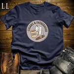 Cigars and Fatherhood T-Shirt Navy | Cigar Dad Gift Tee