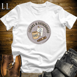 Cigars and Fatherhood T-Shirt White | Cigar Dad Gift Tee