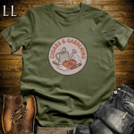Cigars and Gardening T-Shirt Military Green | Garden Lover Cigar Gift Tee